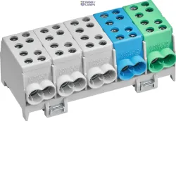 Hager KH45A — Main-line branch terminal , inal 5P 35 mm², IP20