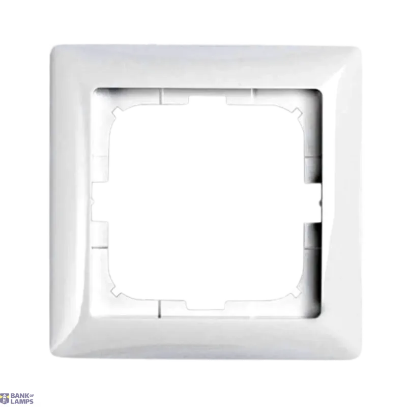 PATRON Cover Frame 1V Basic 55 White AB01W