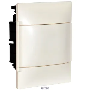 Legrand 134144 — Flush-Mounted sadales skapis Practibox S White, Masonry-Wall, IP40, Plastic, 215 mm, 184 mm