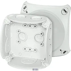 HENSEL 62000000 — Junction Box DK 0200 GZ 1000V, IP66, 93x93x62mm, Grey, Without Terminals