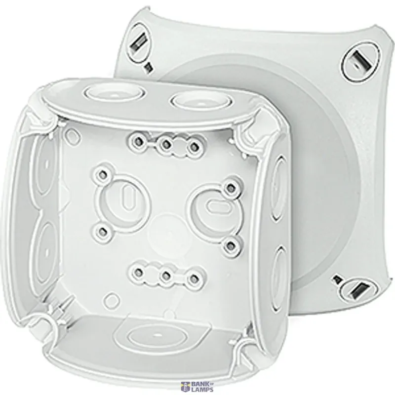 HENSEL Junction Box DK 0200 GZ 1000V, IP66, 93x93x62mm, Grey 62000000
