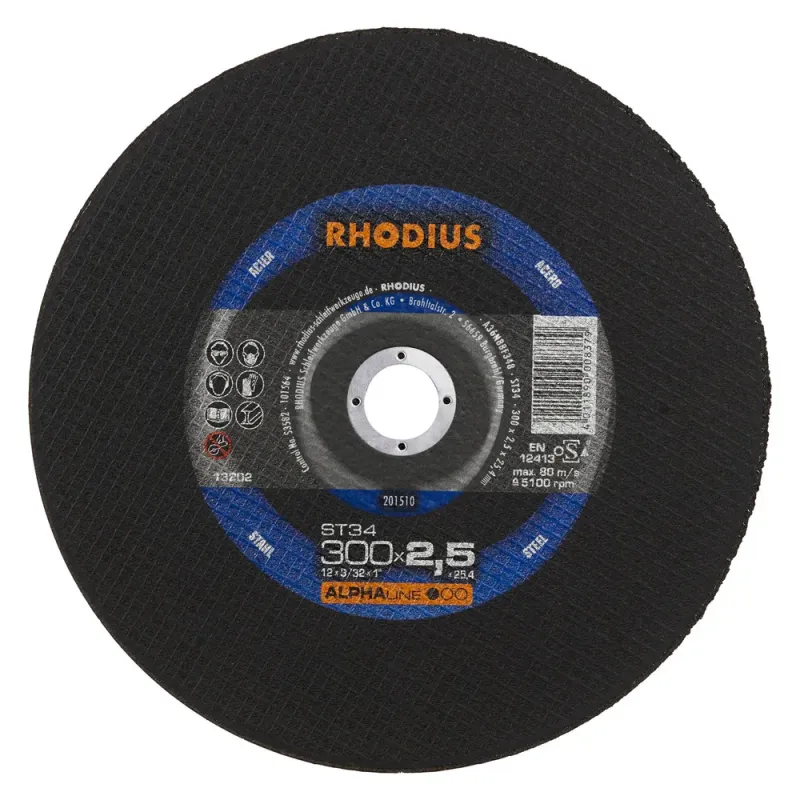 RHODIUS Rhodius metāla griešanas disks ST34 400x3,0x32,0 250-206455