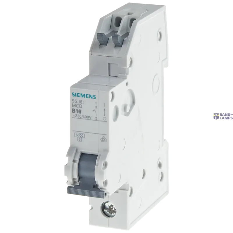 Siemens Miniature circuit breaker 230/400 V 6kA, 1-pole, B, 10A 5SJ6110-6KS