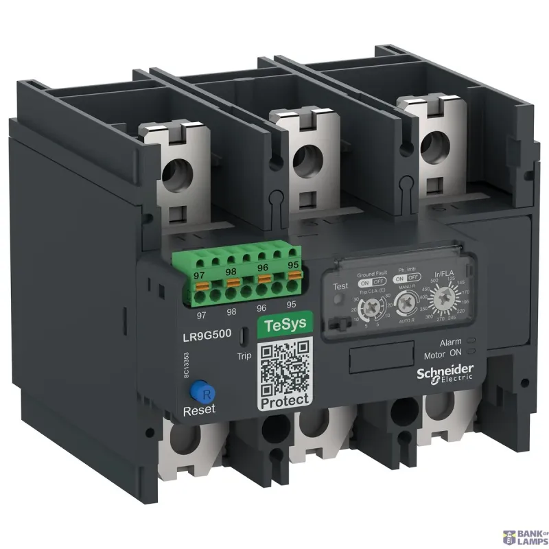 Schneider Electric Electronic Thermal Overload Relay TeSys LRG LR9G, Rated LR9G500