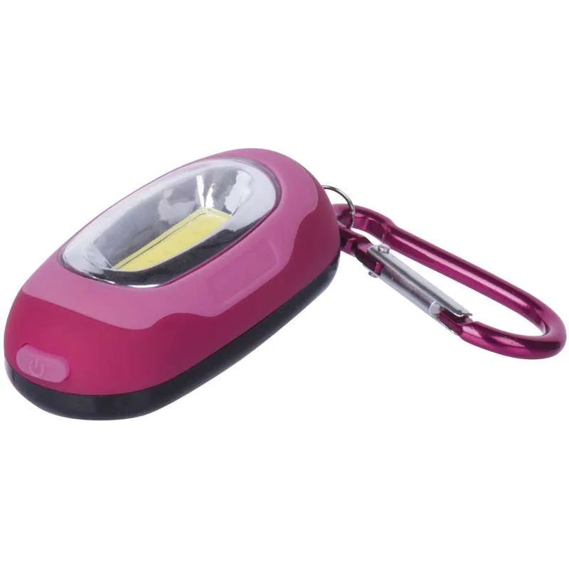 EMOS Lukturītis LED, ar karabīni, COB, 30lm, ar migošanas P3887