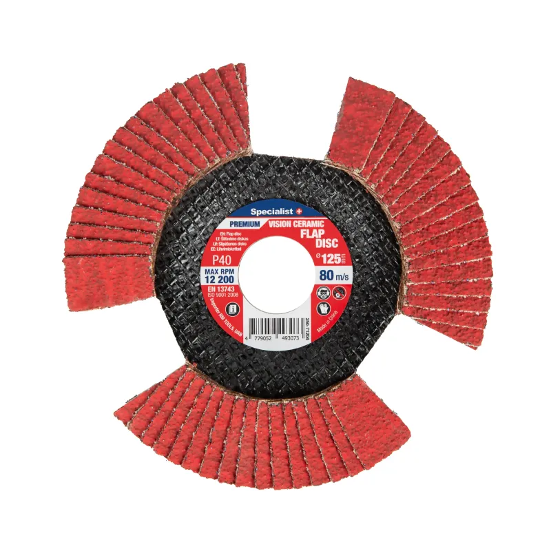 Specialist+ Atlokšņu slīpēšanas disks 125 mm, P40, Vision Ceramic 250-71204