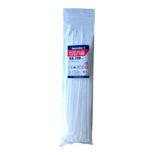 Specialist+ SPECIALIST+ neilona siksna, balta, 4.6 x 370 mm, 100 gab. 81-3-4368B