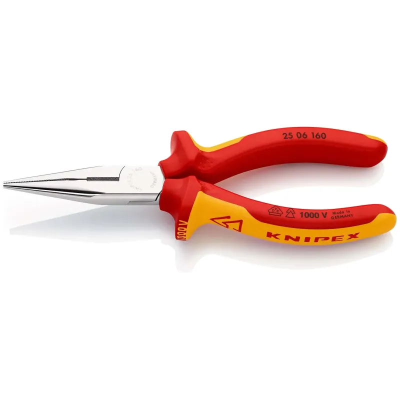Knipex Chain Nose Side Cutting Pliers 25-06-160-SB