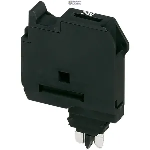 Schneider Electric NSYTRASF520 — Component Carrier TR FUSE, 5×20 mm, Black, 28 mm