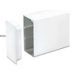 Legrand 010702 — Trunking End Cap DLP White, IP40, IK07, Plastic, 105 mm