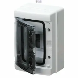 GEWISS GW40101 — Smooth Walls Enclosure Pre-arranged For Terminal Block, 4m IP65, 143x210x100, Grey RAL 7035