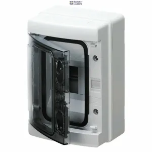 GEWISS GW40101 — Smooth Walls Enclosure Pre-arranged For Terminal Block, 4m IP65, 143x210x100, Grey RAL 7035 GEWISS GW40101 — Smooth Walls Enclosure Pre-arranged For Terminal Block, 4m IP65, 143x210x100, Grey RAL 7035