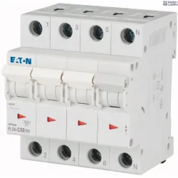 EATON 243023 — MCB PLS6-C50 3P+N 50A Curve C