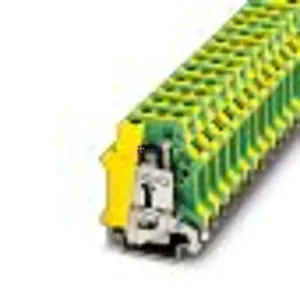 Phoenix Contact 0443023 — Protective Conductor Terminal Block USLKG, 2.5mm²-25mm², NS 35/7.5 / NS 35/15 DIN Rail, 1-Position, Green/Yellow Phoenix Contact 0443023 — Protective Conductor Terminal Block USLKG, 2.5mm²-25mm², NS 35/7.5 / NS 35/15 DIN Rail, 1-Position, Green/Yellow