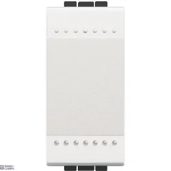 BTicino N4001N-EU — One-Way Switch LivingLight 16A, 1P, 1 Module, White