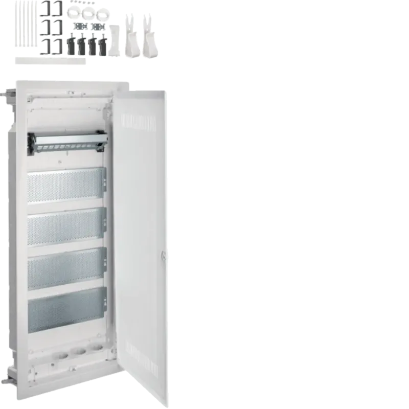 Hager Volta Multimedia 5 ROW PLASTERBOARD PLASTIC DOOR VH60WWH