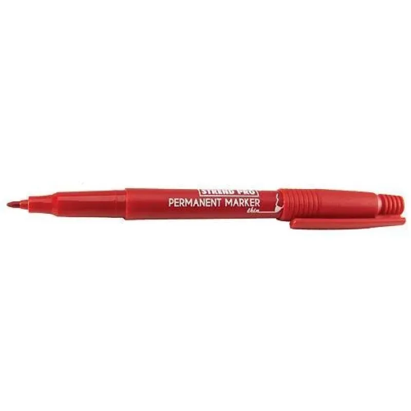 STREND PRO Sarkans permanentais marķieris, 2 mm 70-2220103