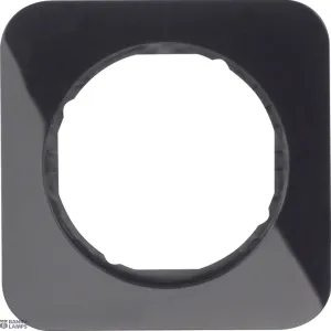 Berker 10112145 — Cover Frame Berker R.1 1 Gang Black Glossy 10112145 Berker 10112145 — Cover Frame Berker R.1 1 Gang Black Glossy 10112145