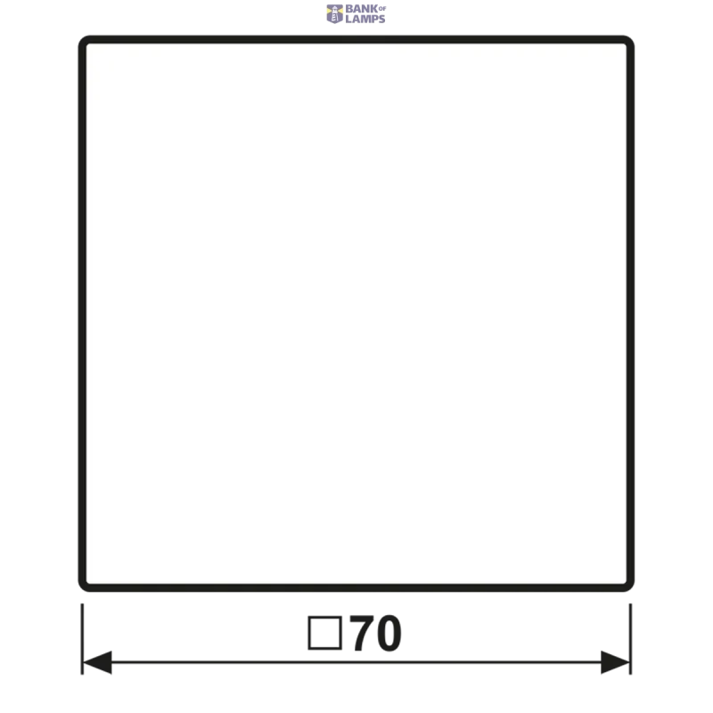 Jung Rocker LS, 1-Gang, White, 70 mm x 70 mm, Duroplastic LS990WW