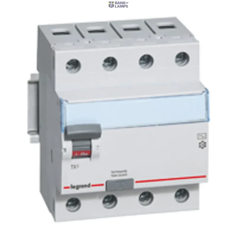 Legrand Residual Current Circuit Breaker 4P, 40 A, 400 V, IP20, 50 411785
