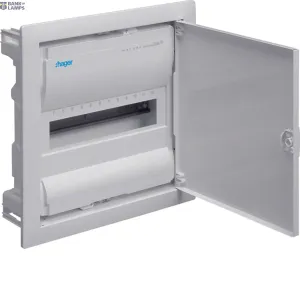 Hager VU12NE — Enclosure Volta Flush, 1x12MOD, IP30 Hager VU12NE — Enclosure Volta Flush, 1x12MOD, IP30