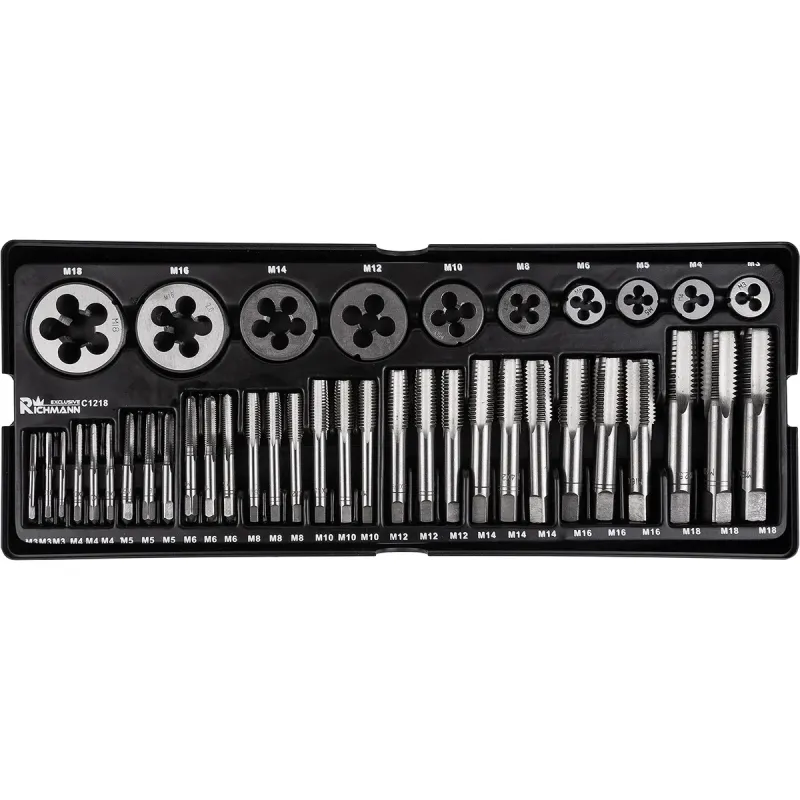 RICHMANN Komplekts-vītņurbji + vītņgrieži 40 gab. 42-C1218
