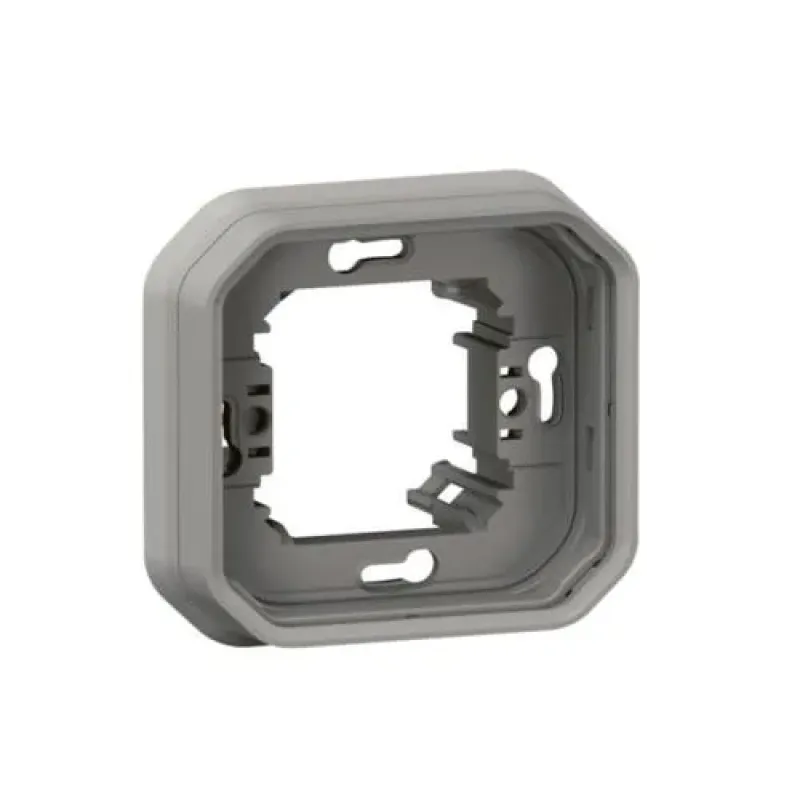 Legrand Mounting Support Frame Plexo 1-Gang, Grey, 1 Module, 2 069681L