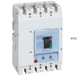 Legrand 422007 — Moulded Case Circuit Breaker DPX3 630 4P, 400 A, 36 kA, 400 V, Thermal-Magnetic