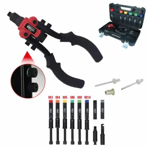 KS Tools 3 in 1 riveting tool set, 15 pcs, KS Tools 150-9805