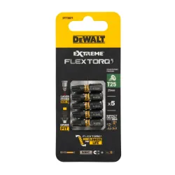 FLEXTORQ отвёртка биты T25 25 mm, DeWALT, 5 шт.