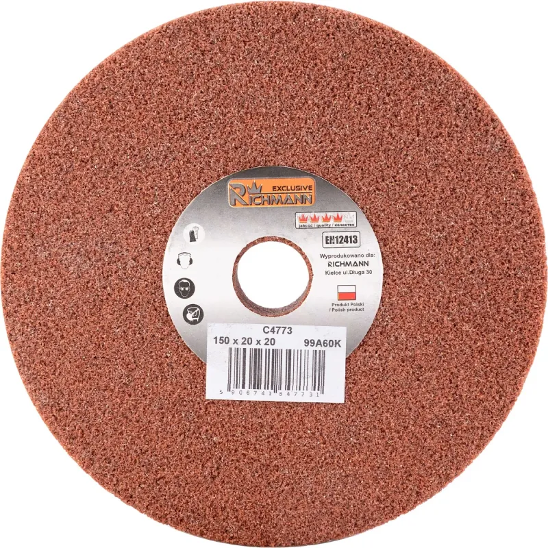 RICHMANN Keramikas slīpēšanas ritenis 150 x 20 x 20 RED 99A60K 42-C4773