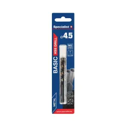 SPECIALIST+ Metal drill bit BASIC, 4.5 mm, 2 pcs SPECIALIST+ Metal drill bit BASIC, 4.5 mm, 2 pcs