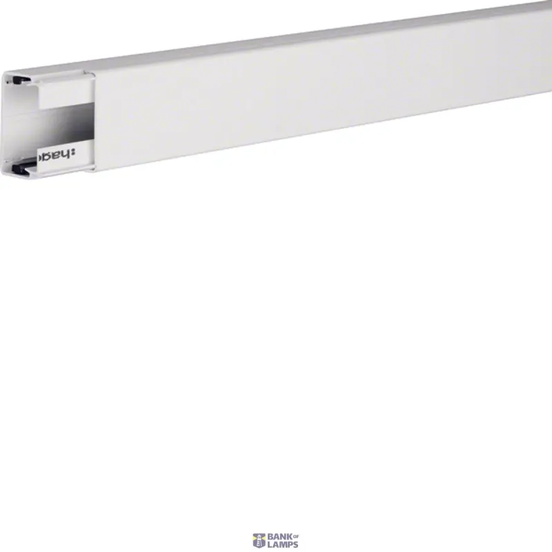 Hager PVC Trunking LF, 30x45 mm pure White LF30045090101
