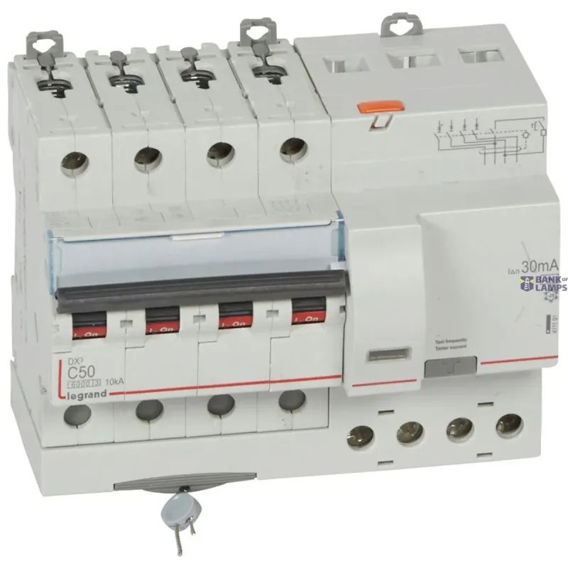 Legrand Residual Current Circuit Breaker with Overcurrent 411191