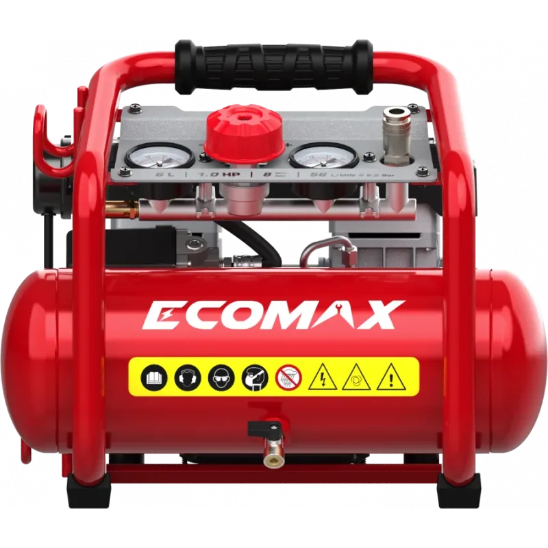 Ecomax air compressor EMX 800W Oilfree 6L, Silent, Ecomax 3300682