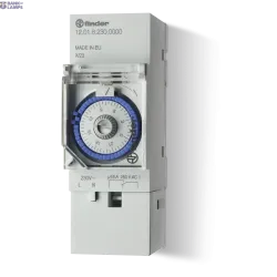 FINDER 120182300000 — Mechanical Time выключатель 35.8mm, 1CO, 16A, 230VAC, daily pr