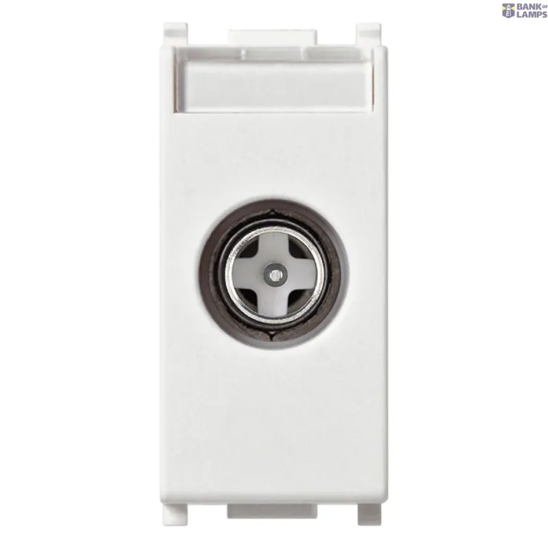 Vimar TV-RD-SAT single conn.outlet white 14300-01