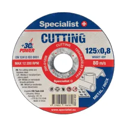 SPECIALIST+ Metal Cutting disks CUTTING, 125x0,8x22 mm