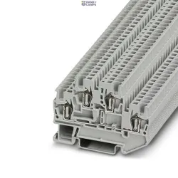 Phoenix Contact 3031157 — Double-Level Spring-Cage Terminal Block STTB 1.5, 17.5A, Spring-Cage Connection, 1St And 2Nd Level, Gray, Ns 35/7,5, Ns 35/15 Phoenix Contact 3031157 — Double-Level Spring-Cage Terminal Block STTB 1.5, 17.5A, Spring-Cage Connection, 1St And 2Nd Level, Gray, Ns 35/7,5, Ns 35/15