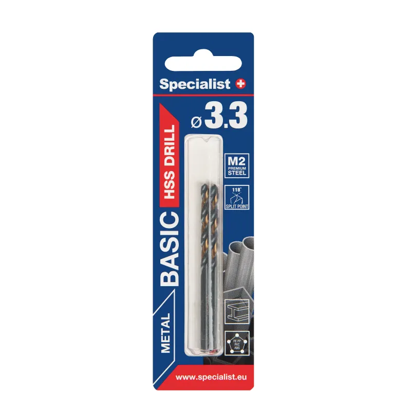Specialist+ SPECIALIST+ metāla urbis BASIC, 3.3 mm, 2 gab. 64-0033