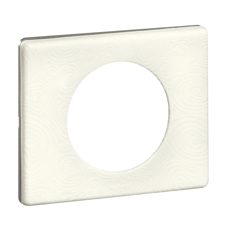 Legrand Plate IP20, IK02, 53.6 mm, 100 mm, 8.5 mm, 1-Gang 069351