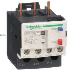Schneider Electric LRD05 — Differential Thermal Overload Relay TeSys LRD /TeSys Deca, 1 A, IP20, 10 A Schneider Electric LRD05 — Differential Thermal Overload Relay TeSys LRD /TeSys Deca, 1 A, IP20, 10 A