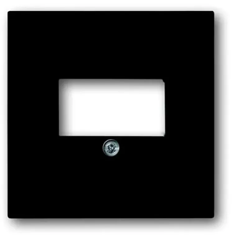 Busch-Jaeger 1766-885 Cover Plate TAE 1 gang black matt - 63x63 2CKA001710A3903