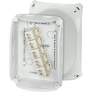 HENSEL 62000010 — Junction Box DK 1010 GZ 5P, 10mm², IP66, Grey, With Terminals