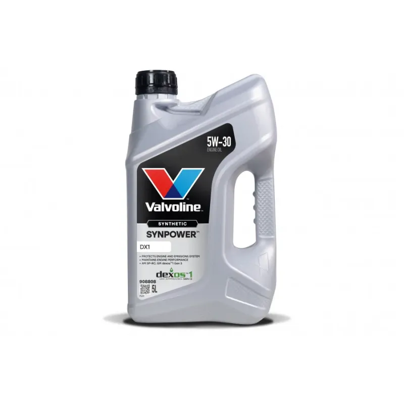Valvoline Motoreļļa Synpower DX1 5W30 5L, Valvoline 908808
