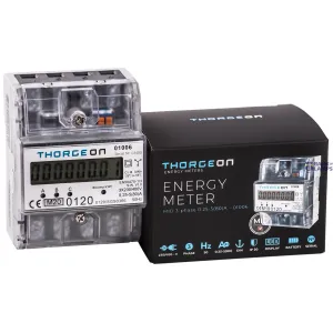 THORGEON 01006 — 3-Phase DIN Energy Meter 80A MID certificate