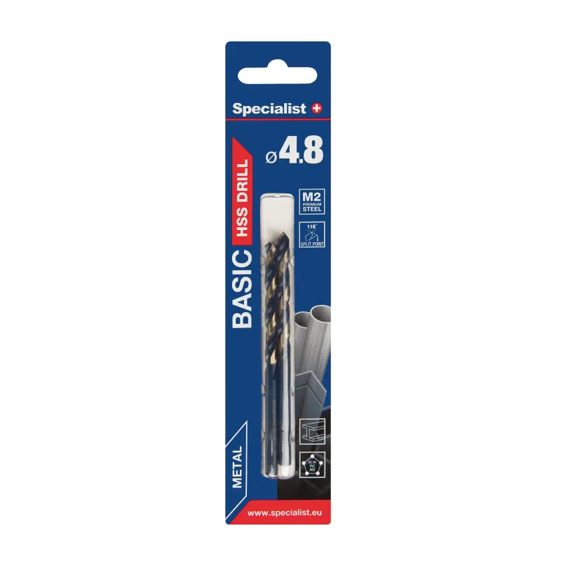 Specialist+ SPECIALIST+ metāla urbis BASIC, 4.8 mm, 2 gab. 64-0048