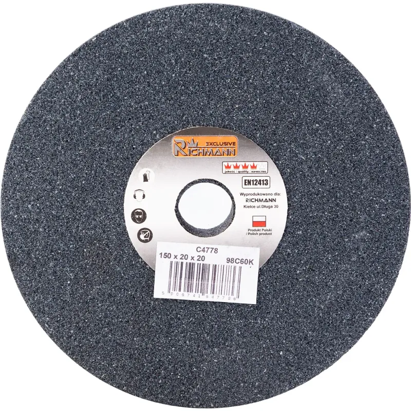 RICHMANN Keramiskais slīpēšanas ritenis 150 x 20 x 20 BLACK 98C60K 42-C4778