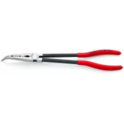 Plakanknaibles ar smailiem noliektiem galiem, pagarinātas 28, Knipex