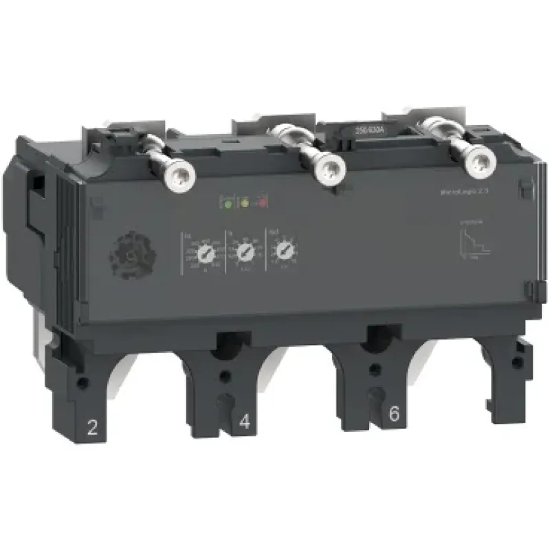 Schneider Electric Trip Unit ComPact NSX, 3P, 630A, 690V AC, IP40, Name C6332D630